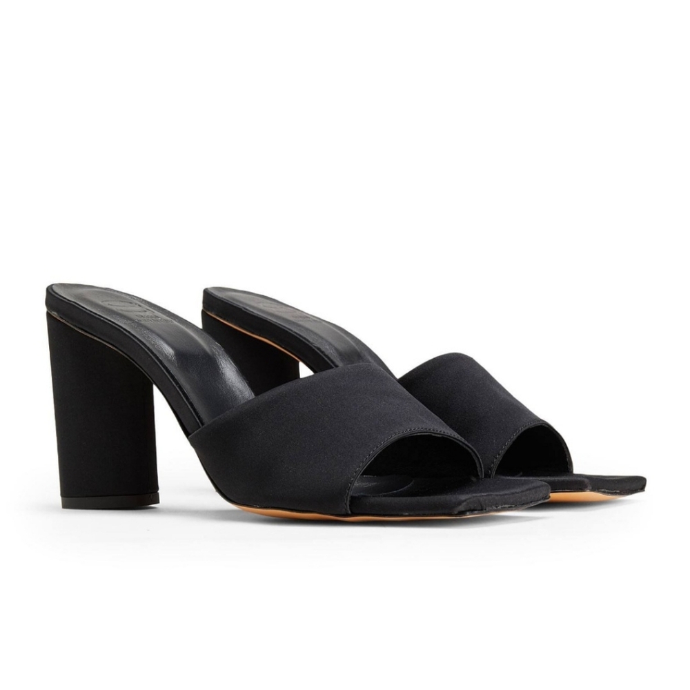Elegant Black Women's Heels - Picture 2 of 5